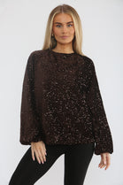 BOW BACK EMBELLISHED BLOUSE