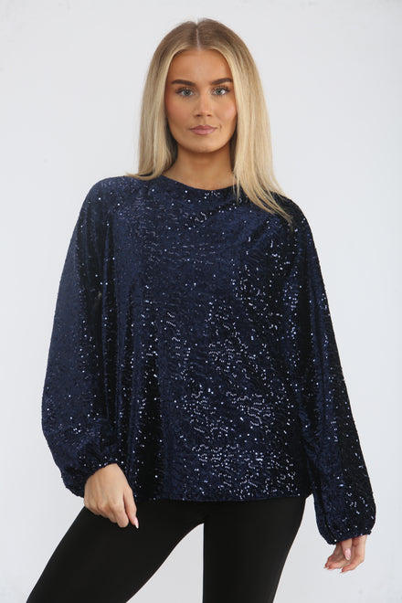 BOW BACK EMBELLISHED BLOUSE