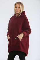 TEDDY SLOGAN PATCH HOODIE