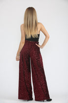 FLARE SEQUIN TROUSER