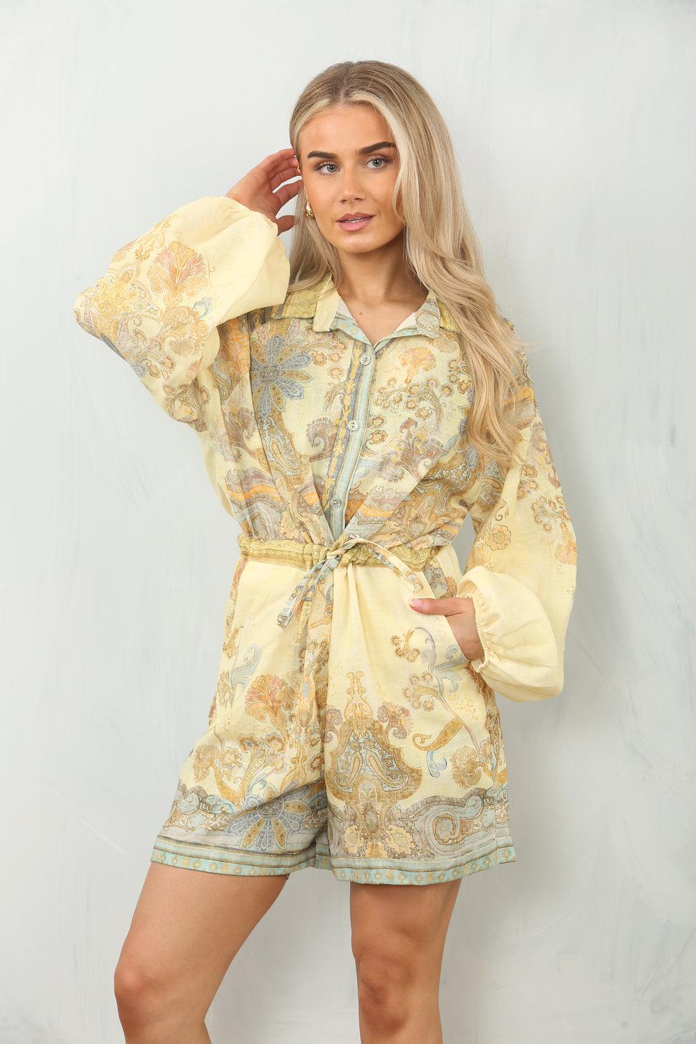 PRINTED TIEUP PLAYSUIT (15124397949312)