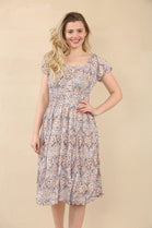 LEAF PRINT BUTTON DETAIL DRESS(MIXED COLOUR PACK) (15075572810112) (15078966264192)