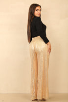 BELEN FLARE SEQUIN TROUSER (14859965694336)