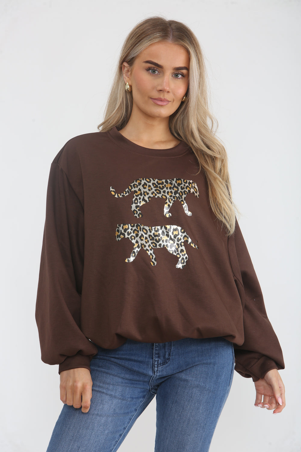 LEOPARD CHEETAH SWEAT SHIRT