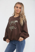 LEOPARD CHEETAH SWEAT SHIRT