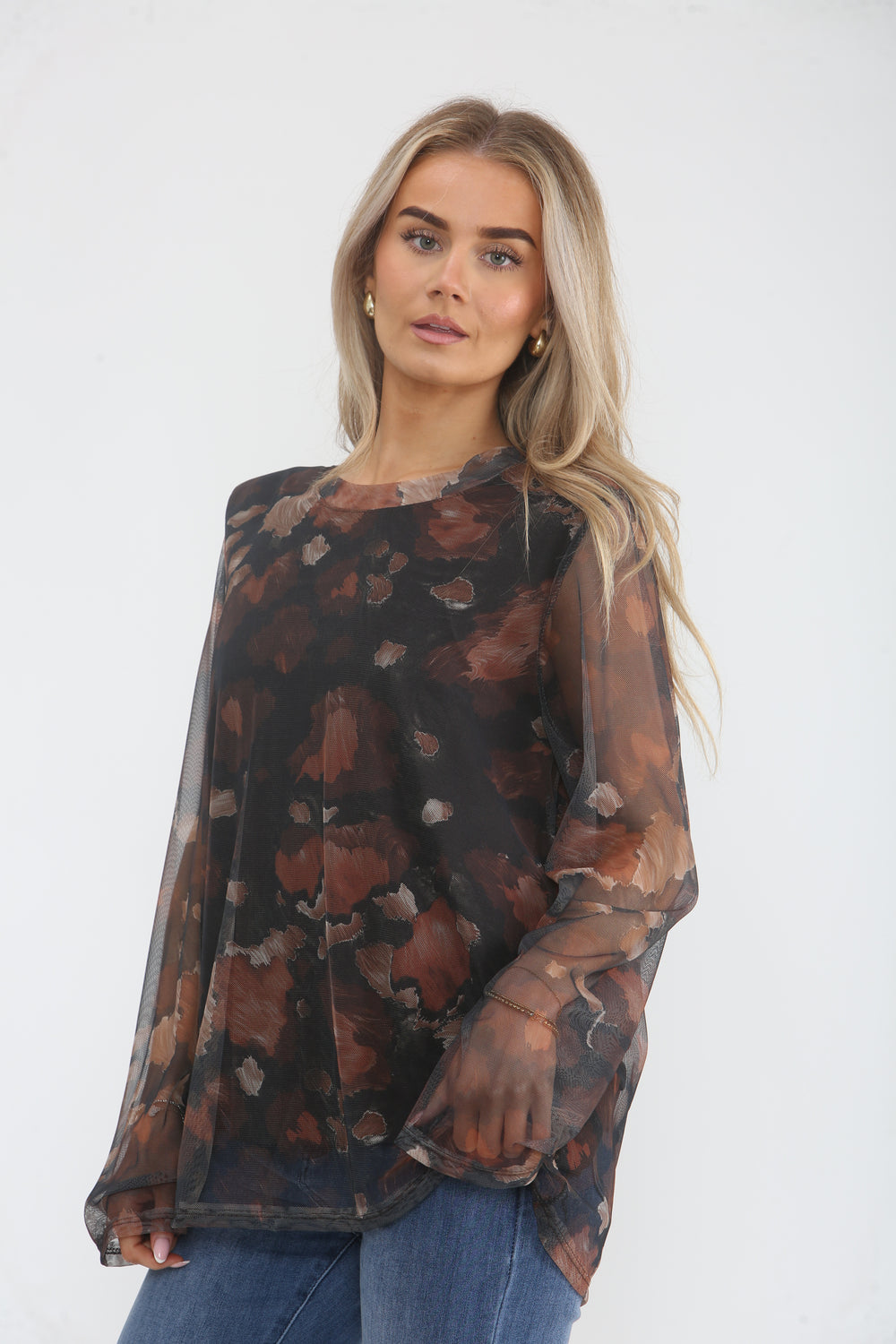 WATER COLOUR  OVERSIZED TOP