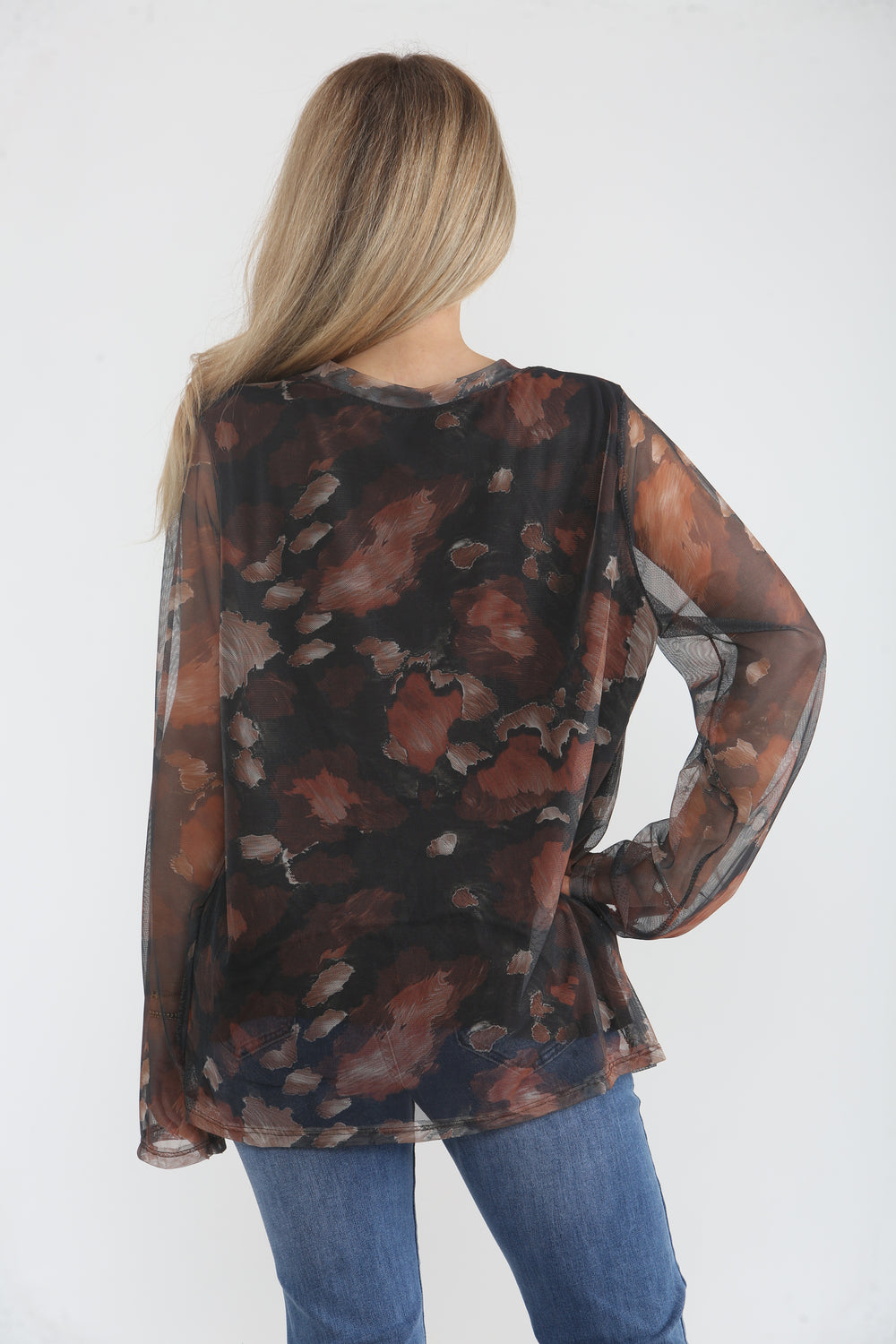 WATER COLOUR  OVERSIZED TOP