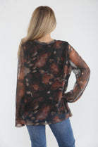 WATER COLOUR  OVERSIZED TOP