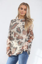 WATER COLOUR  OVERSIZED TOP