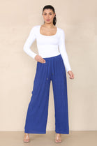 PLAIN PLEATED TROUSERS(MIX COLOUR PACK) (15126721986944)