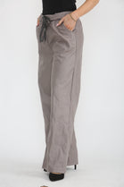 FLARE PU TROUSER