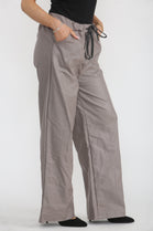 FLARE PU TROUSER