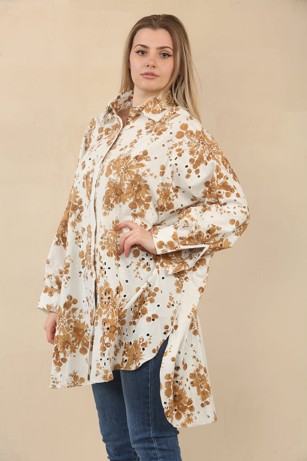 ANGLAISE PRINTED OVERSIZED SHIRT (15081617588608)