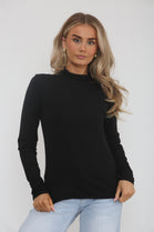 RUCHED SLEEVE BASIC TOP