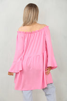 OFF SHOULDER HIGH LOW TOP (15104412615040)