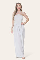 EMBROIDERED BANDEAU JUMPSUIT (8377369723128)