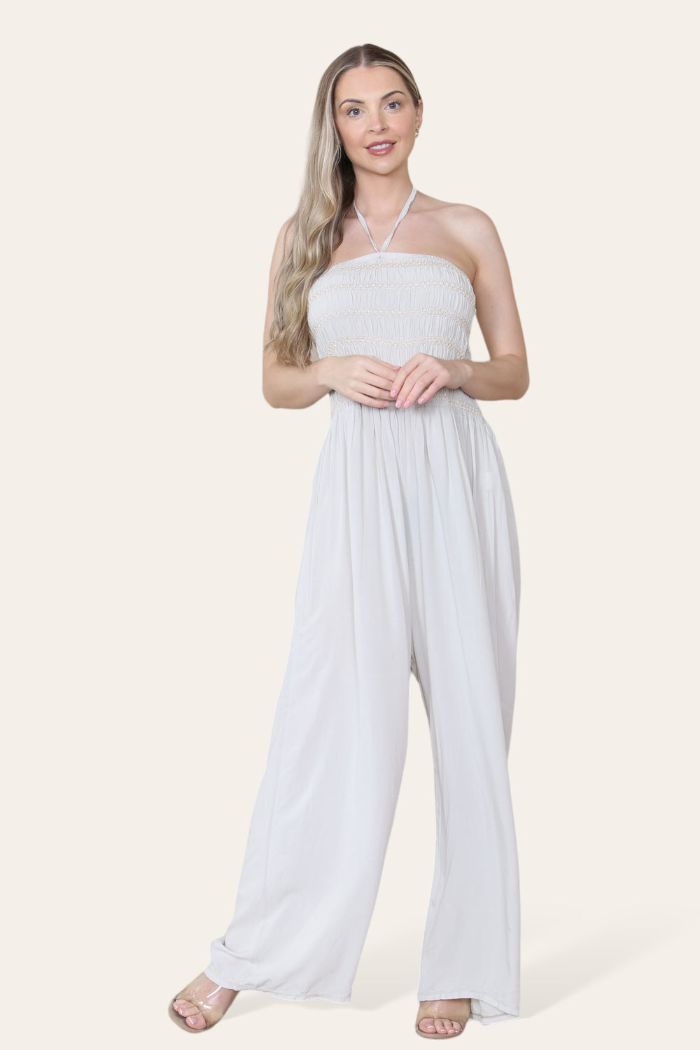 EMBROIDERED BANDEAU JUMPSUIT (8377369723128)