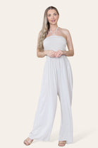 EMBROIDERED BANDEAU JUMPSUIT (8377369723128)