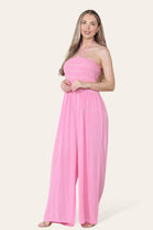 EMBROIDERED BANDEAU JUMPSUIT (8377331581176) (15122812928384)