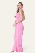 EMBROIDERED BANDEAU JUMPSUIT (8377331581176) (15122812928384)
