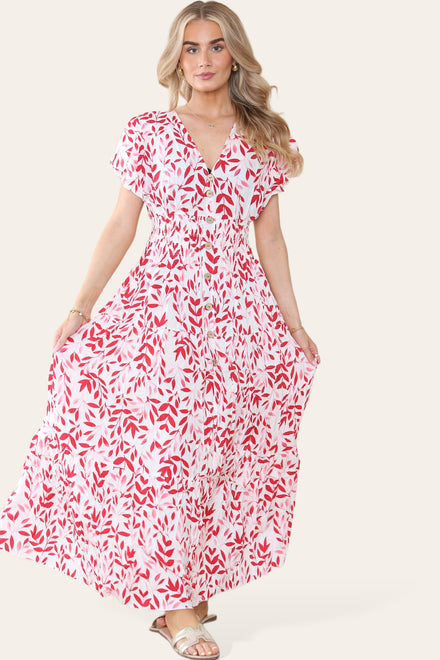 LEAF PRINT BUTTON DETAIL MAXI(MIXED COLOUR PACK) (8636881928440) (15134115332480)