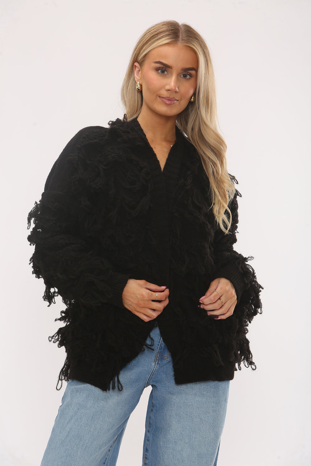 FRINGE DETAIL CARDIGAN (15324452618624)