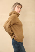 DEMI POLONECK FRILL SLEEVE KNIT JUMPER (14779356119424)