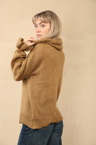 DEMI POLONECK FRILL SLEEVE KNIT JUMPER (14779356119424)