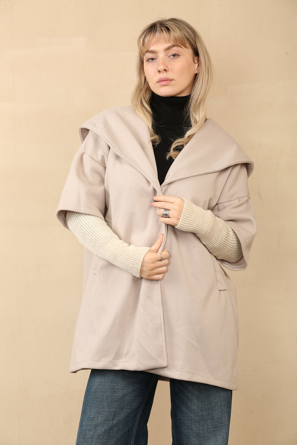 ALICE HOODED BUTTON DETAIL JACKET (14779366244736)