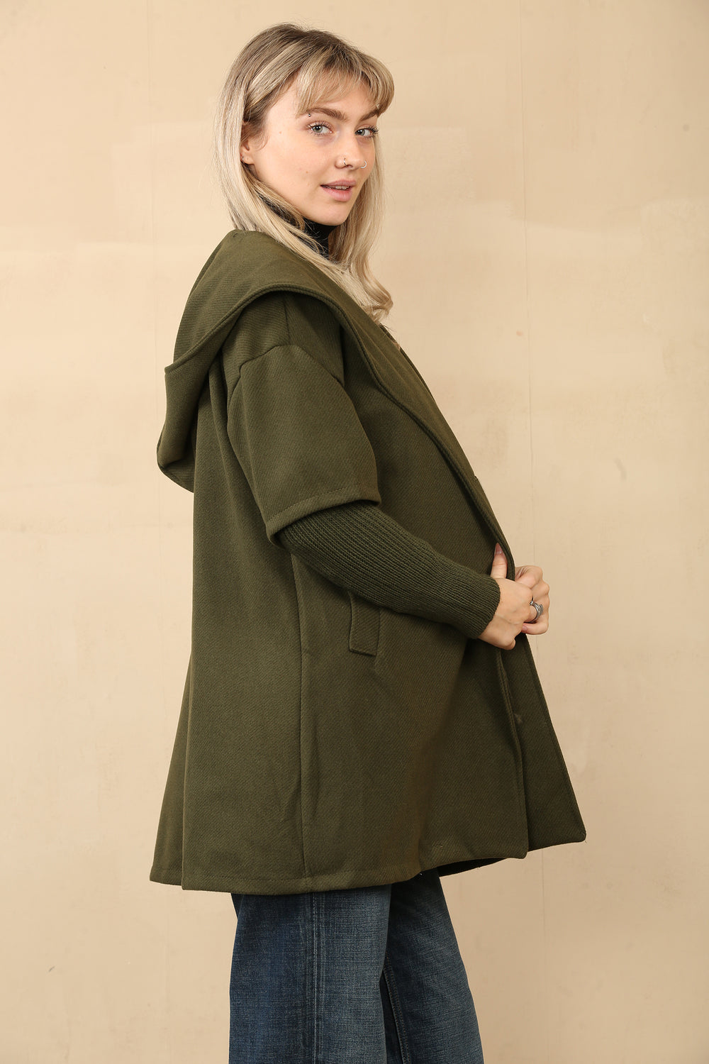 ALICE HOODED BUTTON DETAIL JACKET (14779366474112)