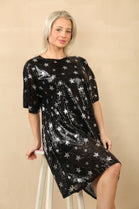 CLARA STAR SEQUIN DRESS (14862240055680)
