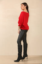 FRILL SLEEVE JUMPER (8700260548856) (14672735732096) (14990746124672) (15248018669952)