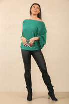 FRILL SLEEVE JUMPER (8700256321784)
