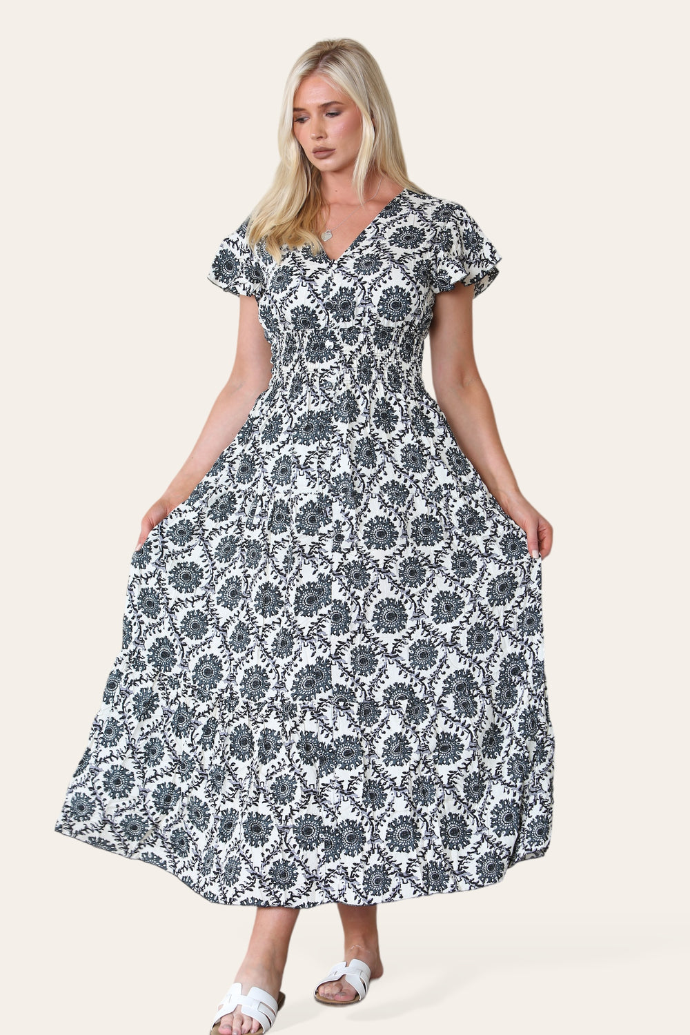 CIRCLE PRINT MAXI(MIXED COLOUR PACK) (8531172950264) (15150388347264)