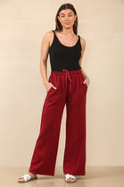 PLUS SISE FRONT DETAIL PLAIN JOGGERS (15356946121088)