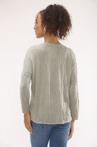 CABLE PATTERN V-NECK JUMPER (15329481490816)