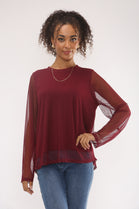 BASIC LINNED MESH TOP (15329465893248) (15360622199168)