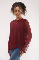 BASIC LINNED MESH TOP (15329465893248) (15360622199168)