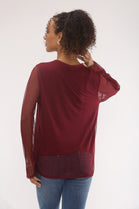 BASIC LINNED MESH TOP (15329465893248) (15360622199168)