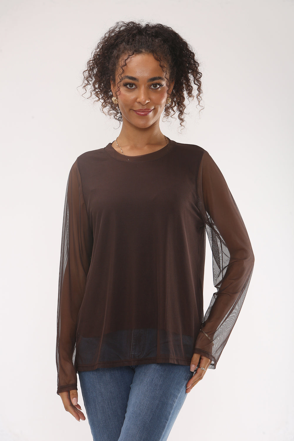 BASIC LINNED MESH TOP (15329475723648) (15360622133632)