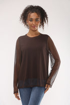 BASIC LINNED MESH TOP (15329475723648) (15360622133632)