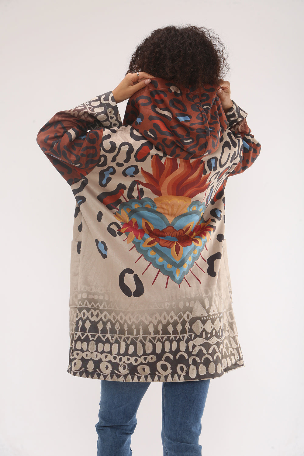 HOODED PRINTED COAT (15330338046336)