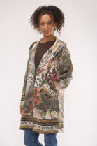 HOODED PRINTED COAT (15330327003520)