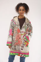 HOODED PRINTED COAT (15330336407936)