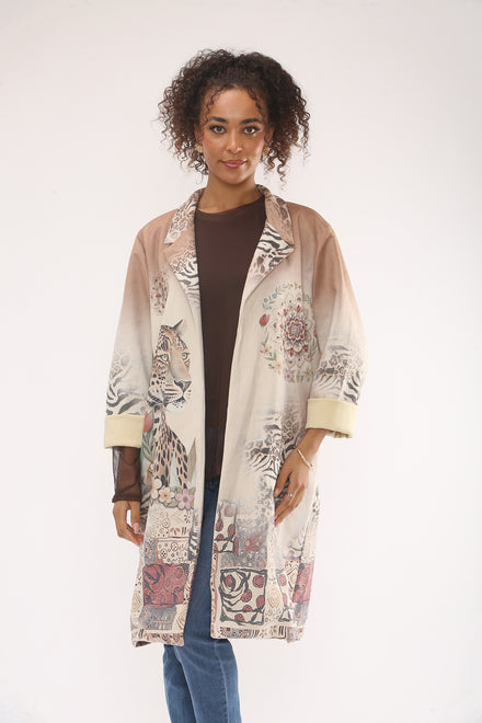 Printed pocket detail Jacket (15327717130624)
