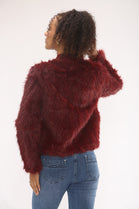 FAUX FURR BUTTON DETAIL CARDIGAN (15330369110400) (15358092247424)