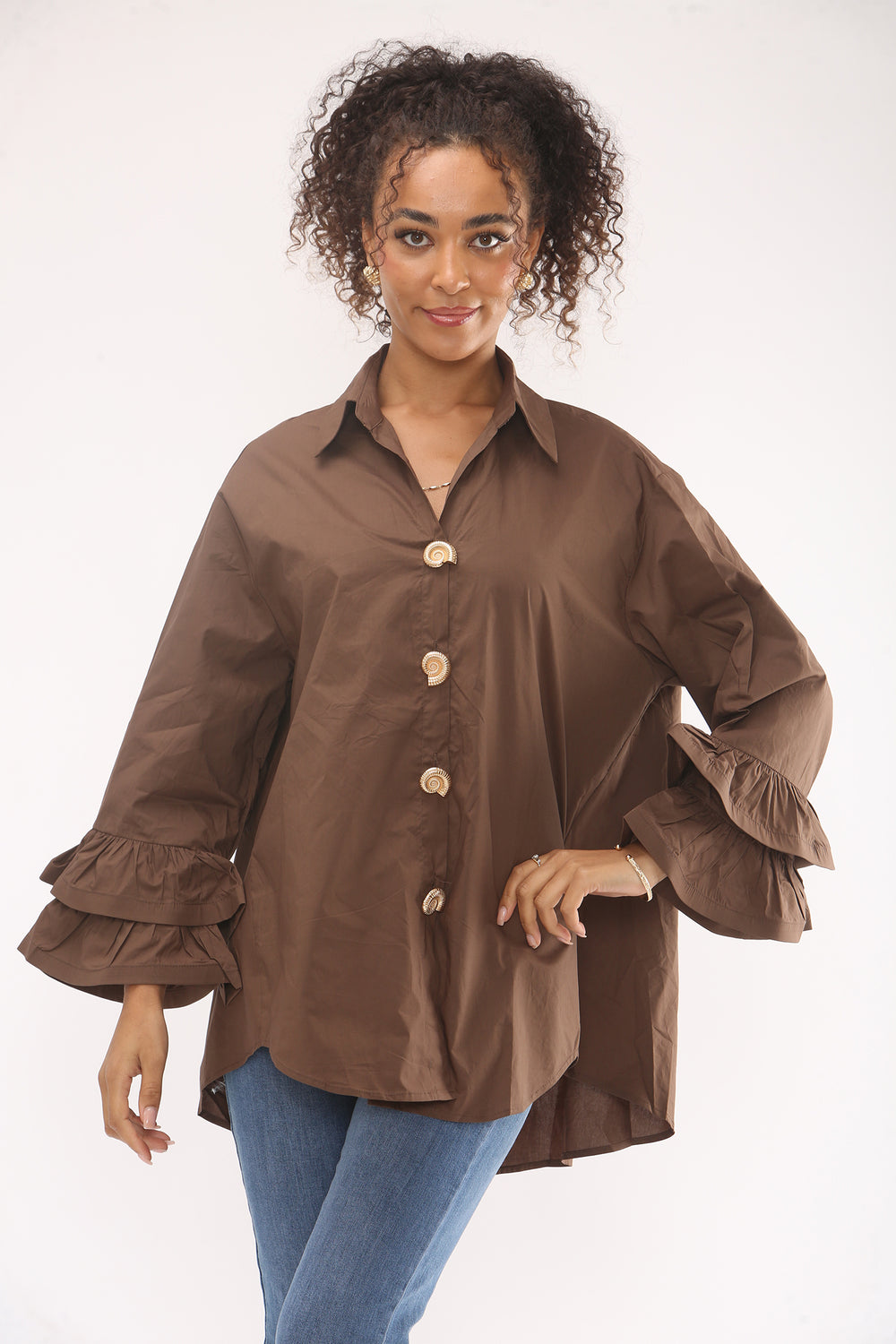 SHELL BUTTON DETAIL SHIRT (15330416722304)