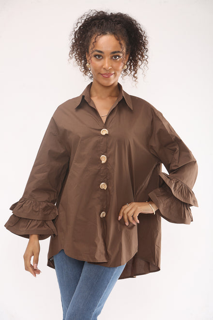 SHELL BUTTON DETAIL SHIRT (15330416722304)