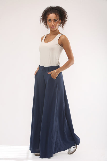 BELTED WIDE LEG TROUSER (15330424324480)