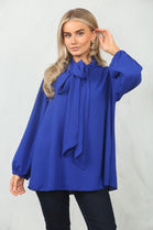 BOW BASIC BLOUSE (15107949855104)